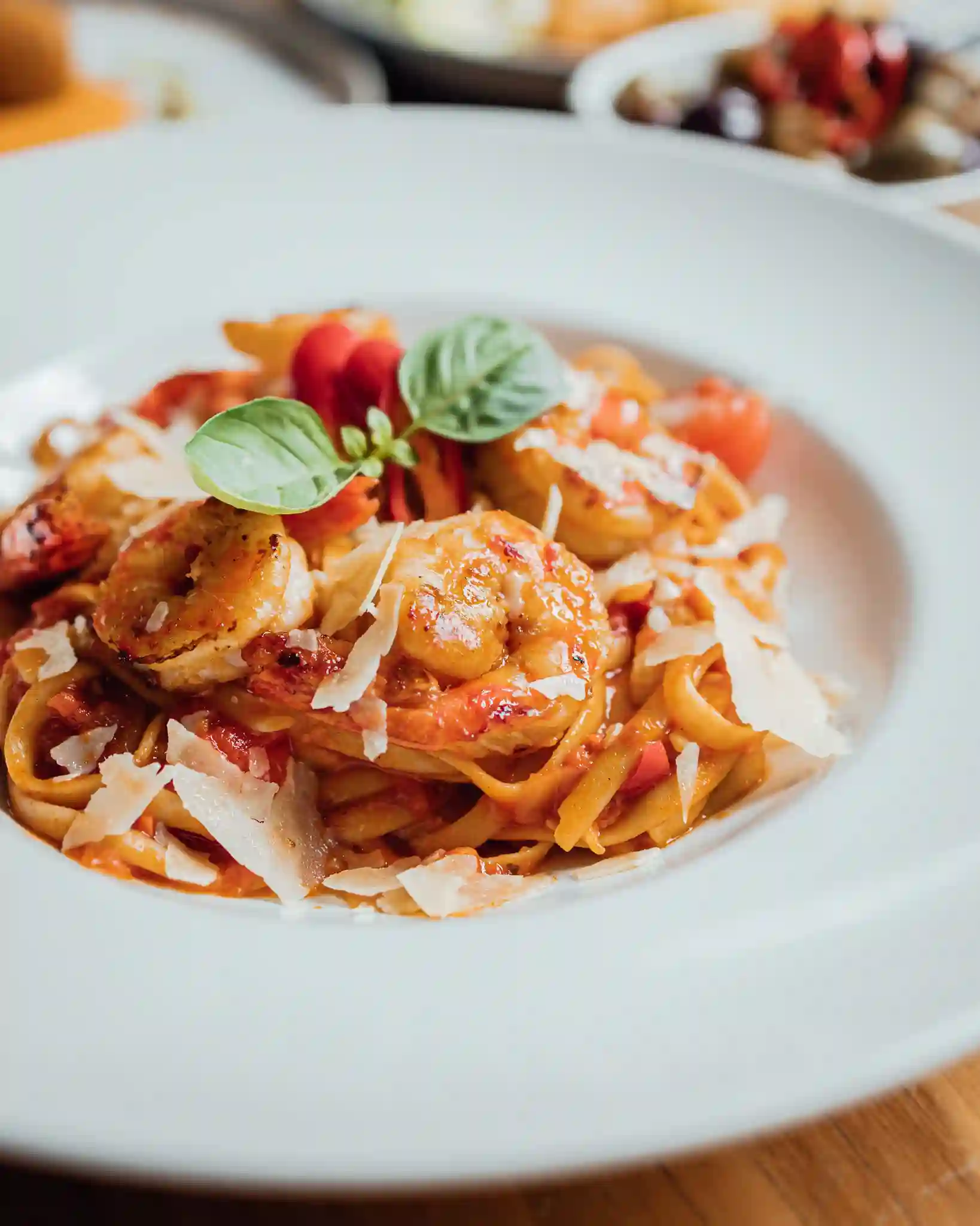 Spice up your friday night with our Chilli Prawn Fettuccine!